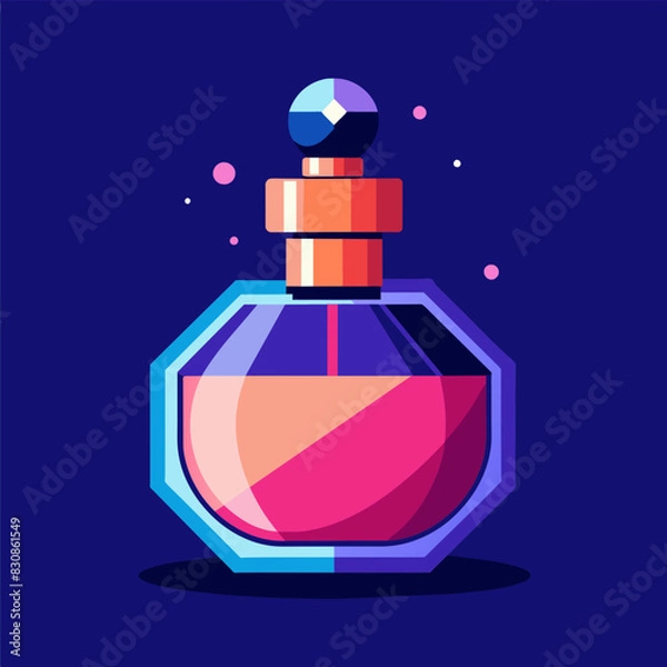 Obraz perfume bottle illustration