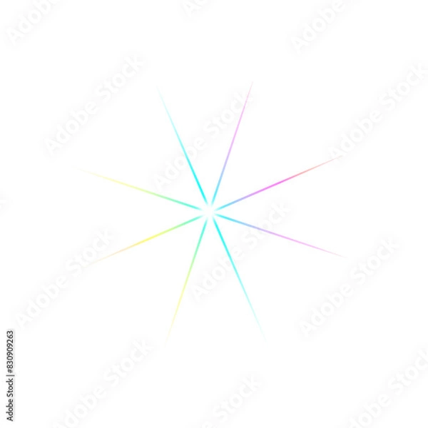 Fototapeta Rainbow Star