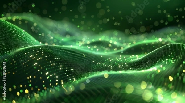 Obraz Dynamic Abstract Technology web Background with Particle Lines, abstract graphic, banner design, pattern design, web background template