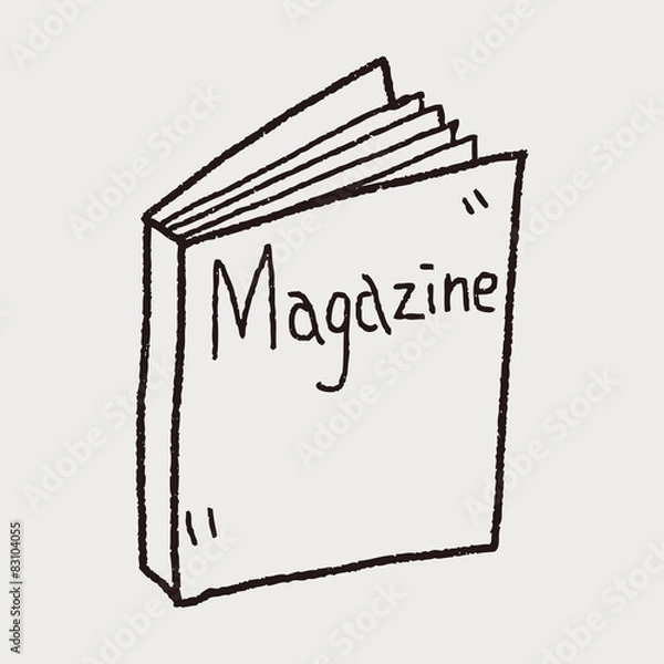 Obraz magazine doodle