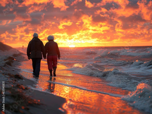 Obraz Golden Hour Walk