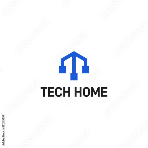 Obraz Home Technology Logo Design Inspiration