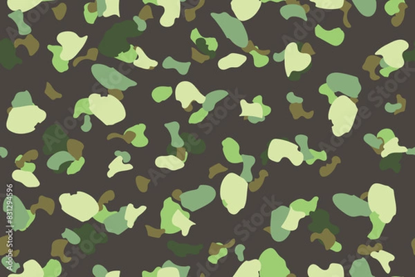 Fototapeta Tree Dirty Grunge. Hunter Seamless Camouflage. Abstract Camo Brush. Brown Vector Pattern. Modern Beige Pattern. Seamless Print. Military Vector Camoflage. Digital Grey Camouflage. Urban Camo Print.