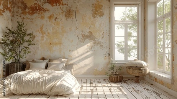 Fototapeta A Modern Oasis: An Interior Design Journey into Elegance and Serenity