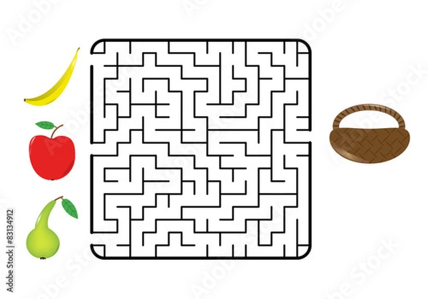 Fototapeta Fruit maze