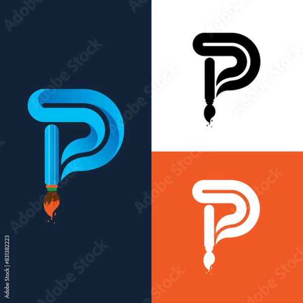 Obraz P+D Logo Design