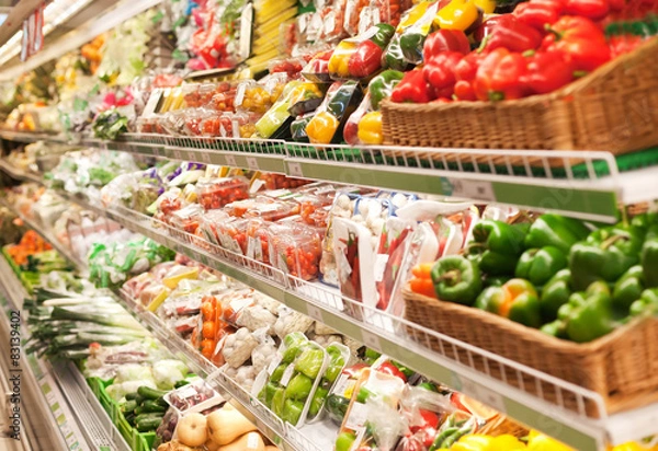 Obraz Półka w supermarkecie