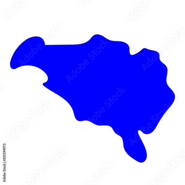 Obraz Ombella-M'Poko map