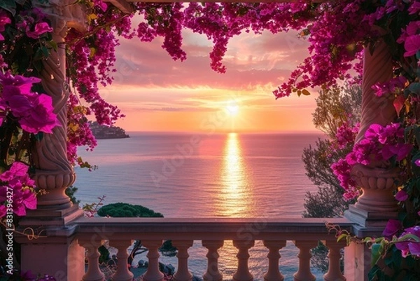 Obraz sunset over the sea