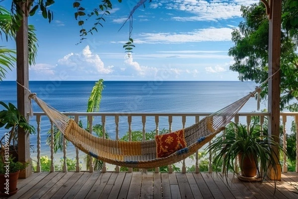 Obraz hammock on the beach