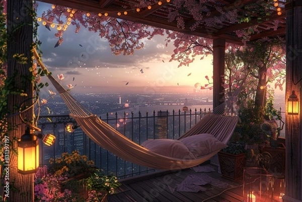 Obraz hammock on the beach