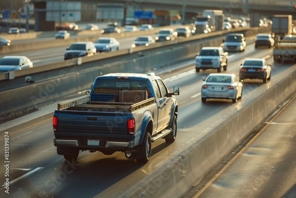 Obraz traffic in the city