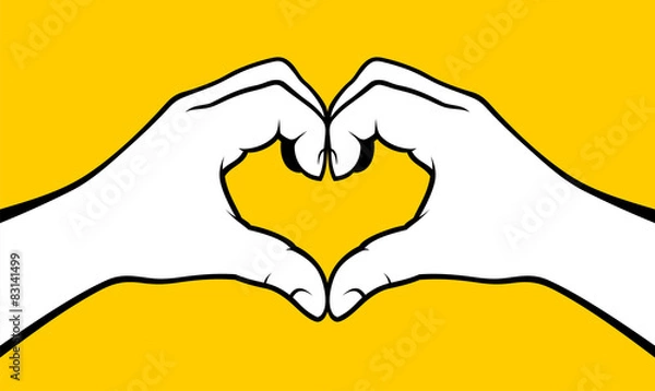 Obraz Ręce serca