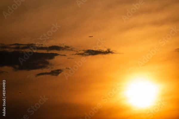 Obraz sunset in the sky