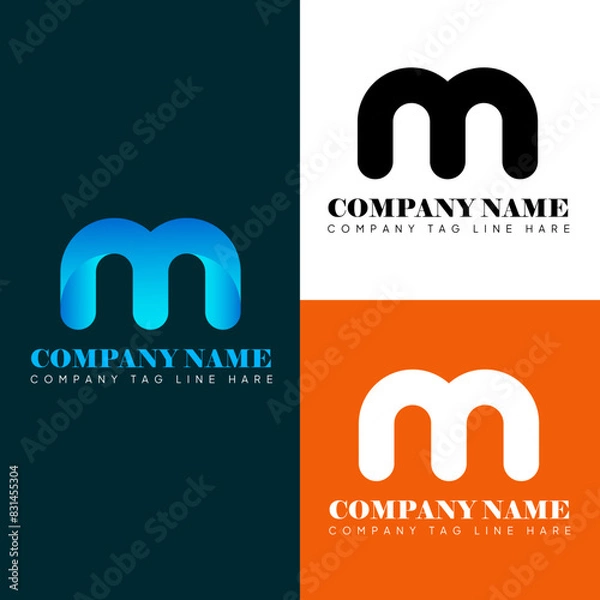 Obraz M Letter Logo
