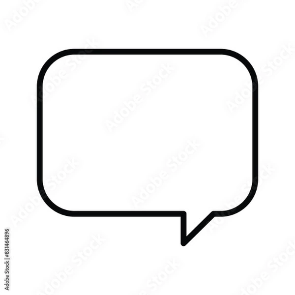 Obraz vector icon chat, talk, message
