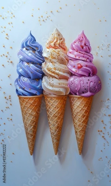 Obraz ice cream cones