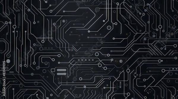 Obraz Circuit board background. Electronic computer hardware technology.