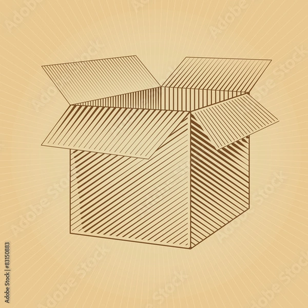 Fototapeta Vector Box