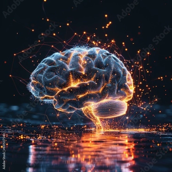 Fototapeta Synthetic Intelligence Shaping Futurism