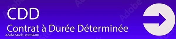 Obraz CDD - Contrat à Durée Déterminée