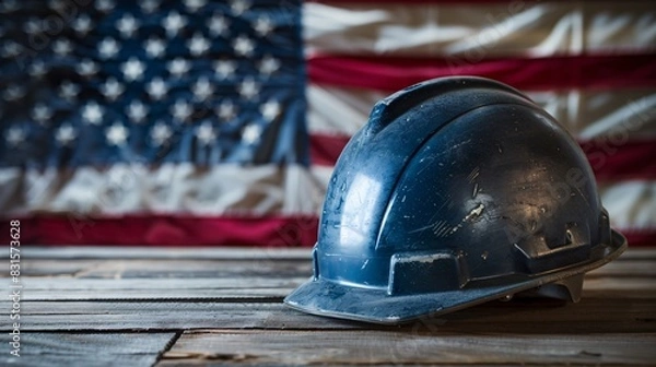 Obraz hat and helmet