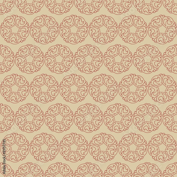 Fototapeta abstract seamless pattern retro