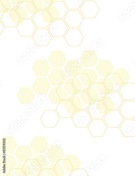 Fototapeta Honey comb background