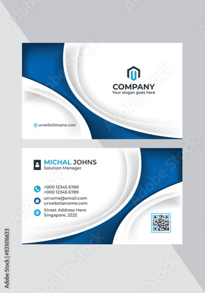 Obraz business card design templates