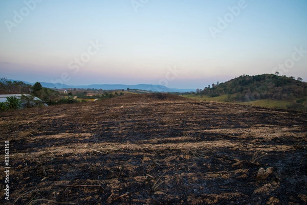 Obraz Burning mountain
