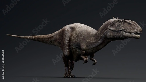 Obraz Carcharodontosaurus Realistic Model of background, 3d rendering