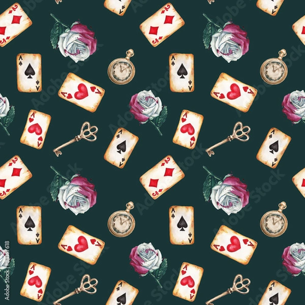 Obraz Watercolor magic pattern 