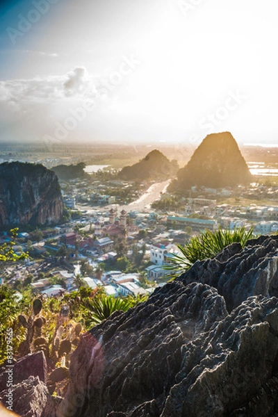 Fototapeta View from the Marble mountains