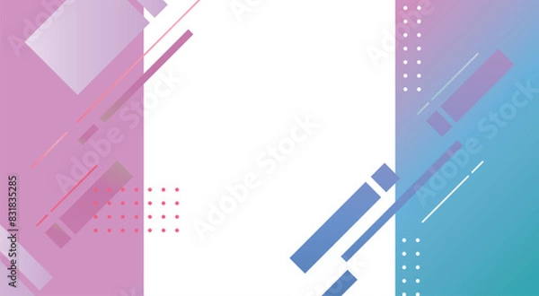 Fototapeta ポップな背景　スタイリッシュ　おしゃれ