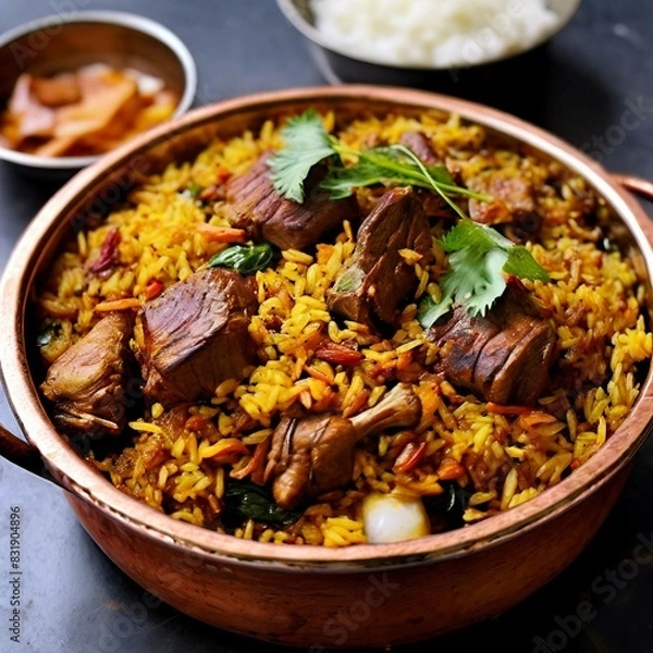 Fototapeta beef pulao