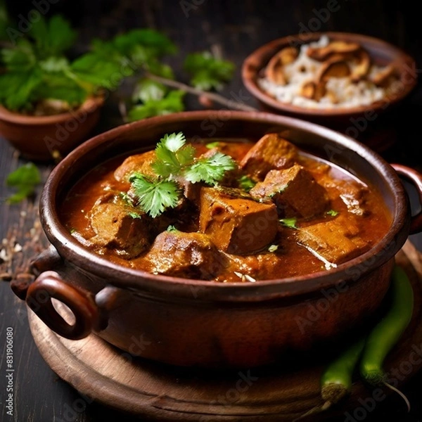 Obraz beef korma