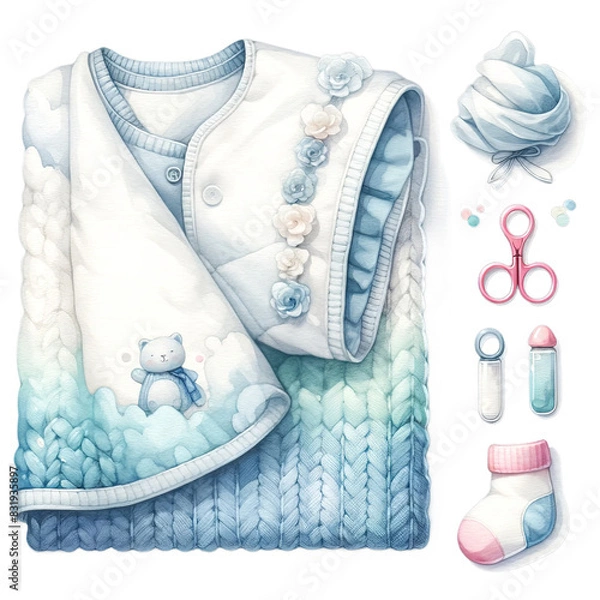 Obraz Baby Clothes Set Decoration