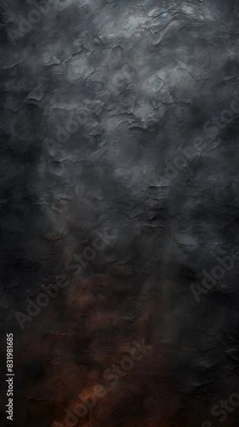 Obraz burnt grey textured background