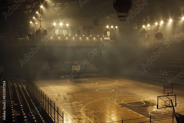 Fototapeta Key Arena for Basketball Games