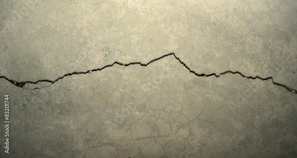 Fototapeta cracking concrete