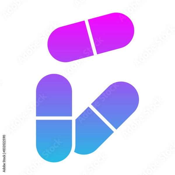 Fototapeta Capsules Icon