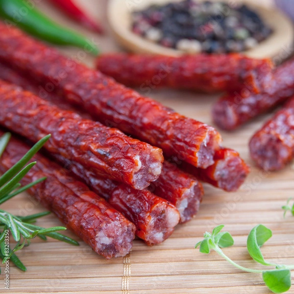 Obraz Snack stick sausage