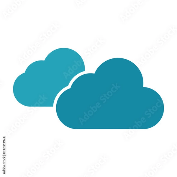 Fototapeta Clouds Icon