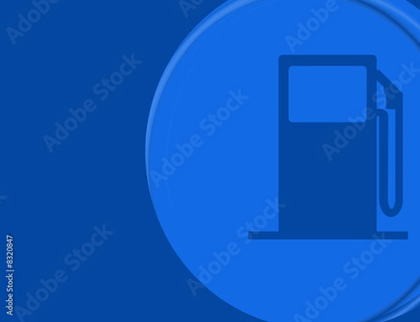 Obraz Gas Pump background with copyspace
