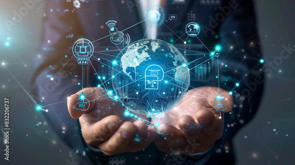 Obraz social network concept