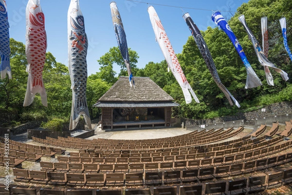 Obraz 四国村　農村歌舞伎舞台
