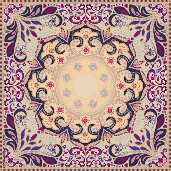 Obraz Elaborate scarf design
