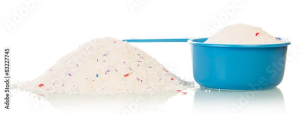 Obraz Washing powder in measuring cup