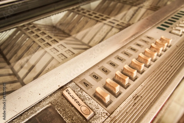 Obraz vintage Jukebox