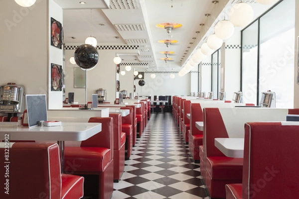 Obraz american diner restaurant